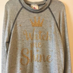 NWT Long Sleeved Shirt with Glitter Details